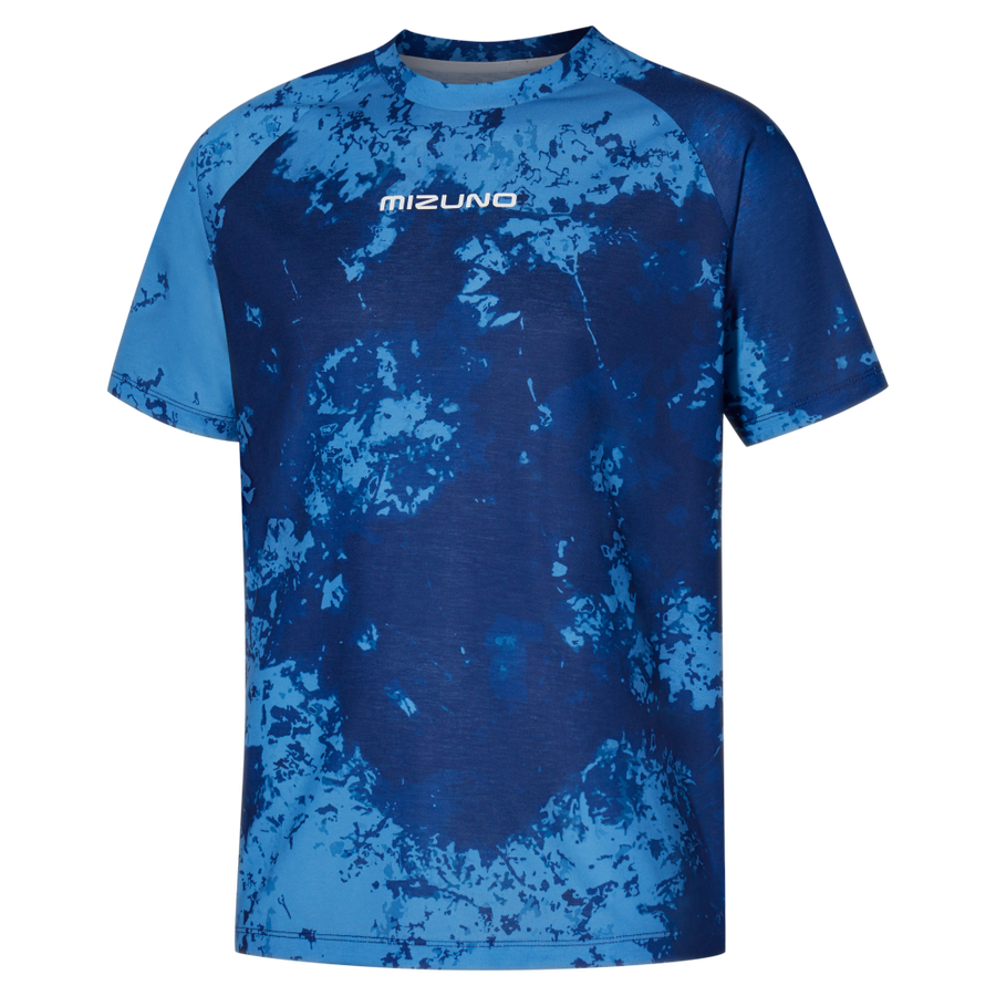 Mizuno ATHLETICS FRONTIER GRAPHIC T-SHIRT Bellwether blue